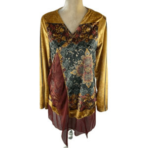 Covington women's velvet shrug in topaz or light grey size M